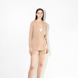 Wrap Cardigan_Camel