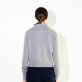High Neck Cardigan_Graphite