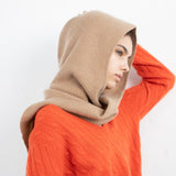Cashmere Balaclava Scarf_Beige