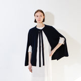 Ribbon Cape_Dark Navy