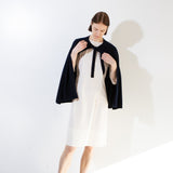 Ribbon Cape_Dark Navy