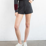 Cashmere Cable Shorts_Graphite