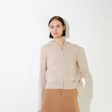 Zip-up Hoodie_Oatmeal