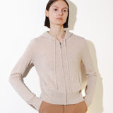 Zip-up Hoodie_Oatmeal