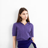 Triangle Scarf_M_Purple