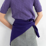 Triangle Scarf_M_Purple