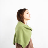 Cashmere Classic V-Neck Sweater_Moss Green