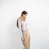 Triangle Scarf_XL_Beige