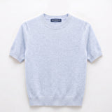 Short Sleeve Crew Neck Sweater_13 Colors