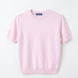 Short Sleeve Crew Neck Sweater_13 Colors