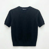 Short Sleeve Crew Neck Sweater_11 Colors