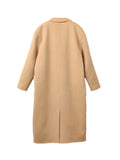 Cashmere Oversized Shearling Pocket Coat_Camel