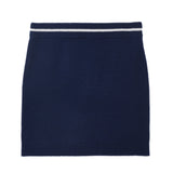 Cashmere Mini Skirt_Navy