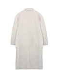 Cashmere Oversized Shearling Pocket Coat_Oatmeal