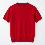 Short Sleeve Crew Neck Sweater_11 Colors
