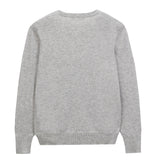 Classic Crew Neck Sweater_Grey