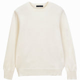 Classic Crew Neck Sweater_Vintage White