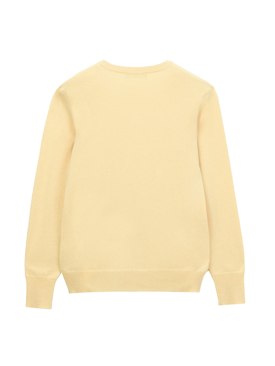 Classic Crew Neck Sweater_Yellow