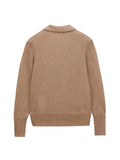 Classic Polo Sweater_Camel