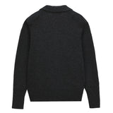Classic Polo Sweater_Graphite