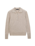 Classic Polo Sweater_Oatmeal