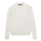 Classic Polo Sweater_Vintage White