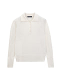Classic Polo Sweater_Vintage White