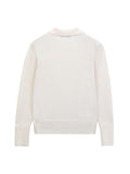 Classic Polo Sweater_Vintage White