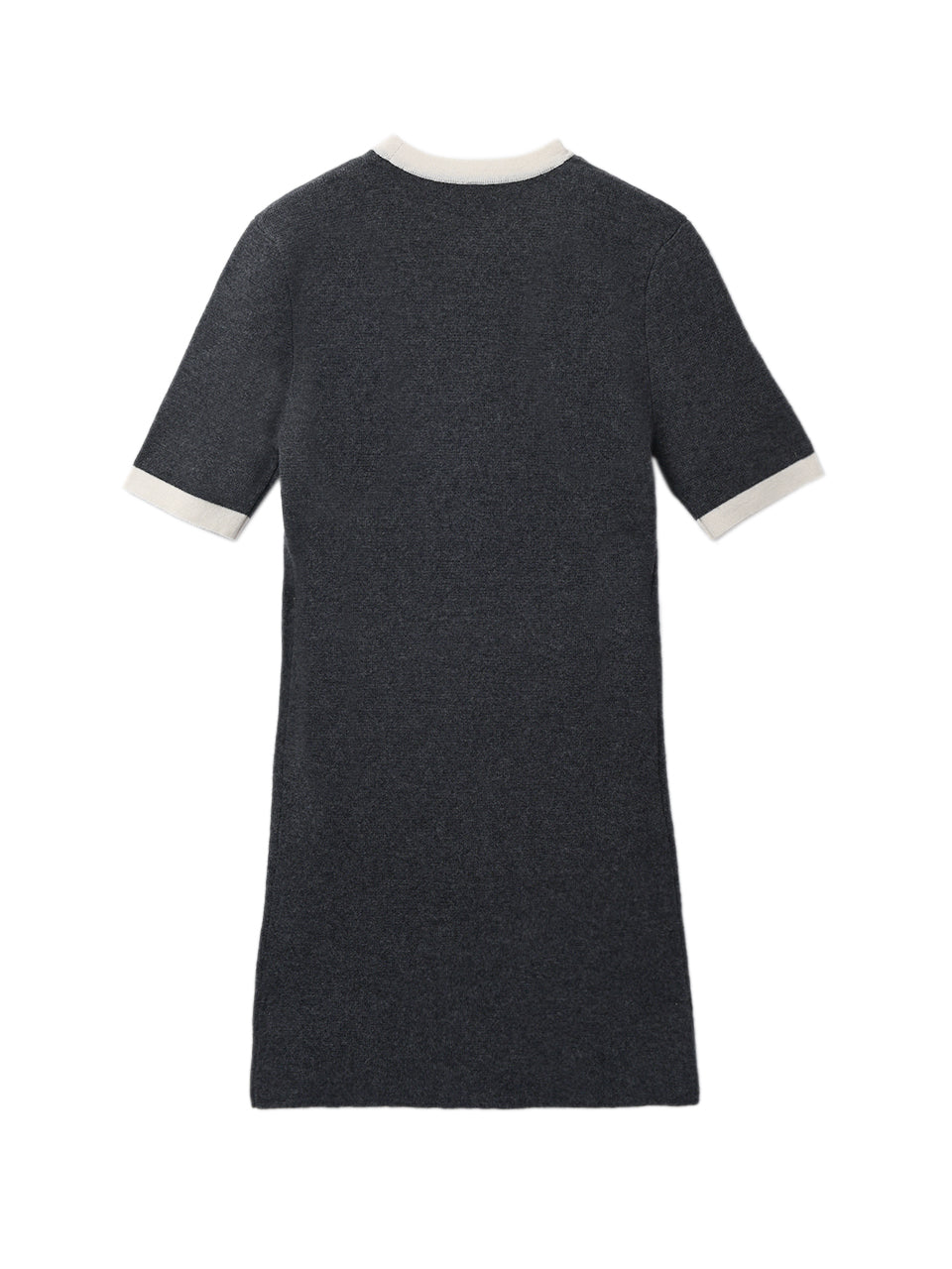 Color Block Shortsleeve Dress_Graphite