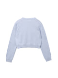 Crop Long Sleeve Sweater_Baby Blue