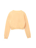 Crop Long Sleeve Sweater_Butter