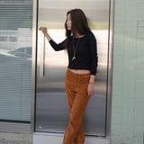 [MJ Collection]Cashmere Blended Boatneck T-Shirt