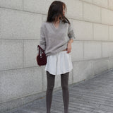 [MJ Collection]Brushed Cashmere V Neck Sweater