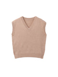 [Cafe Leandra] Detachable Sleeve Top_Camel