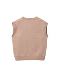 [Cafe Leandra] Detachable Sleeve Top_Camel