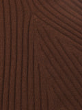[Cafe Leandra] Flared Rib Skirt_Dry Lotus