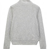 High Neck Long Sleeve Sweater_11 Colors