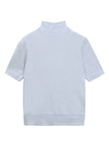 High Neck Shortsleeve_Baby Blue