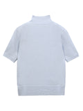 High Neck Shortsleeve_Baby Blue