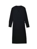 Maxi Wrap Dress_Black
