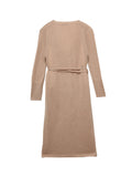 Maxi Wrap Dress_Camel
