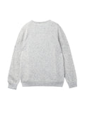 [Cafe Leandra] Unisex Crew Neck Sweater_Fossil