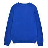 Men Crew Neck Sweater_Royal Blue
