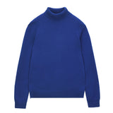Men Turtleneck Sweater_Royal Blue