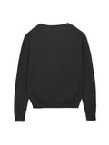 Men V Neck Cardigan_Graphite