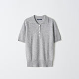 Brushed Polo Shortsleeve_Grey Pearl