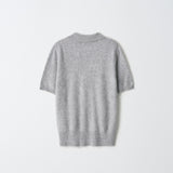 Brushed Polo Shortsleeve_Grey Pearl