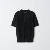 Brushed Polo Shortsleeve_Black