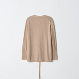 Wrap Cardigan_Camel