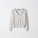 Sailor Collar Top_Grey